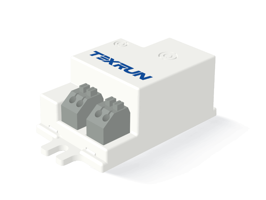Texrun Basic Radar Sensor, white housing with push-in terminals