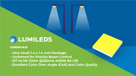 Lumileds Luxeon HL1Z Küçük Yapısıyla Çok Güçlü LED Yapısı