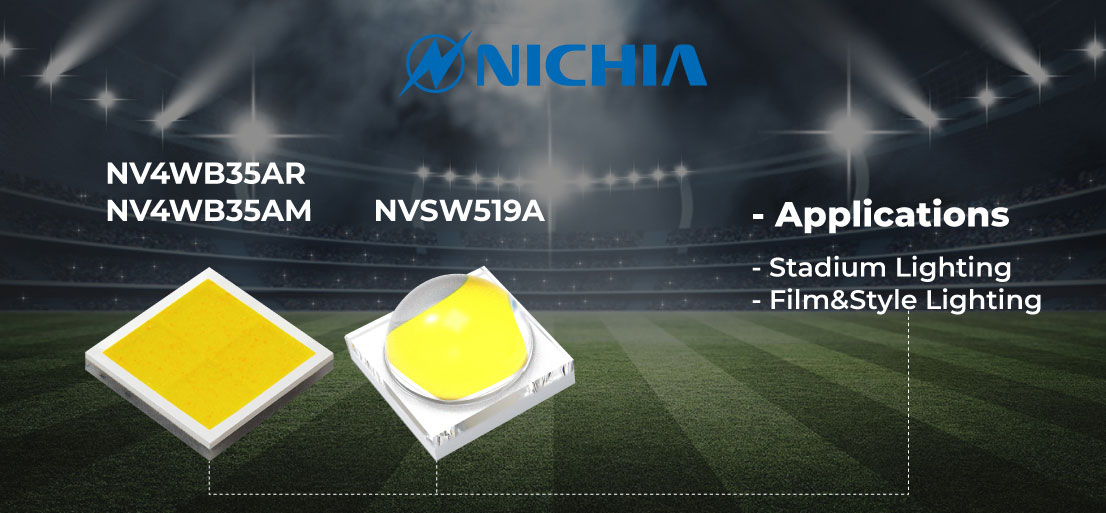 Nichia Yüksek Güçlü, Parlak, Mavi ve Beyaz LED
